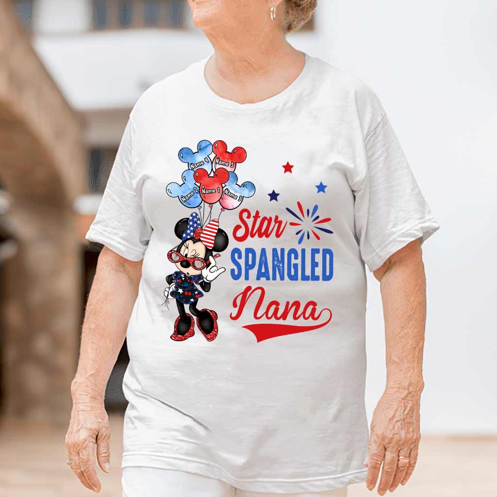 Personalized Independence Day Grandma T-shirt and Hoodie Gift T-shirt & Hoodie GradoCreations