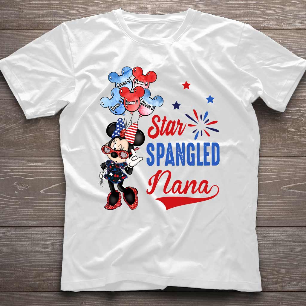 Personalized Independence Day Grandma T-shirt and Hoodie Gift T-shirt & Hoodie GradoCreations