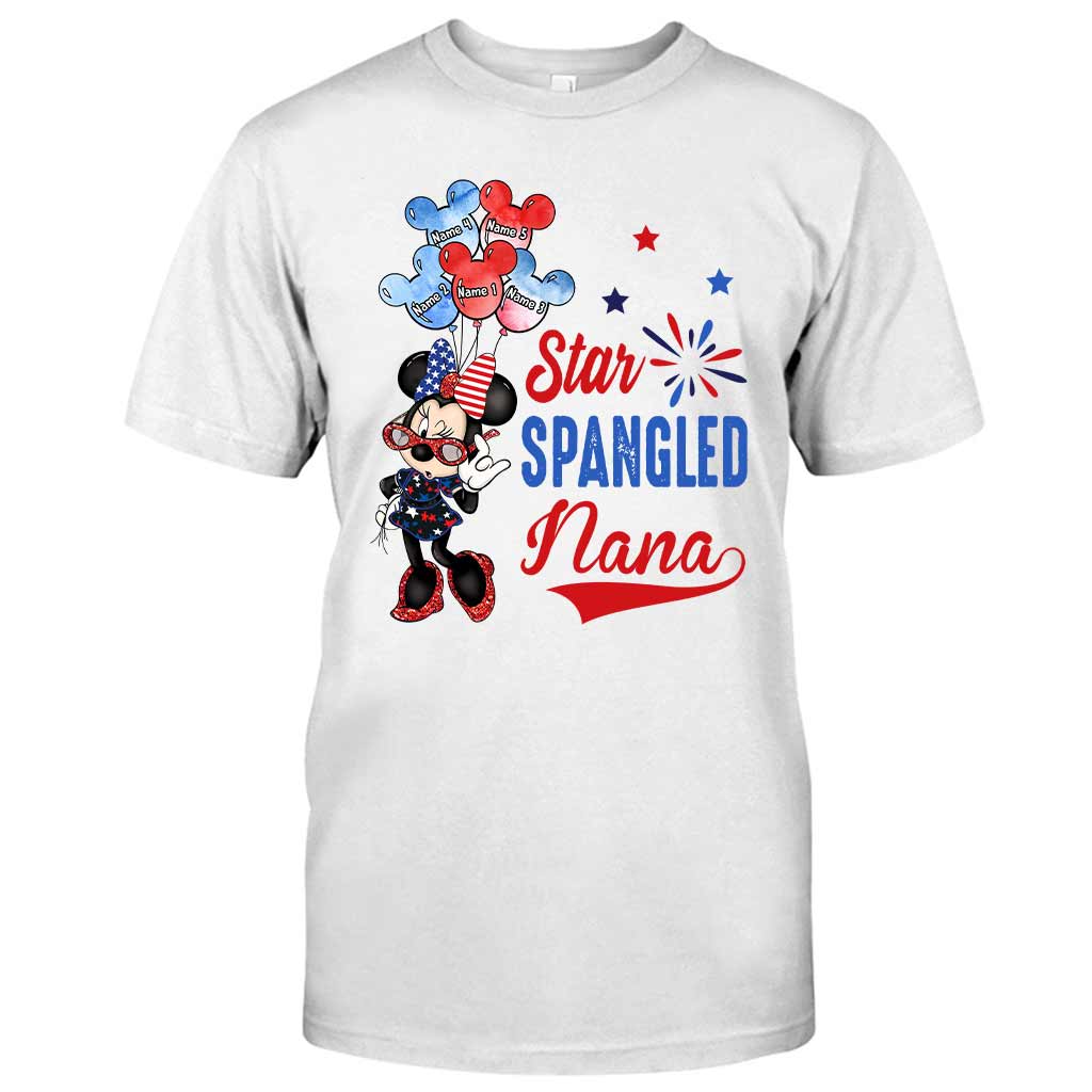 Personalized Independence Day Grandma T-shirt and Hoodie Gift T-shirt & Hoodie GradoCreations