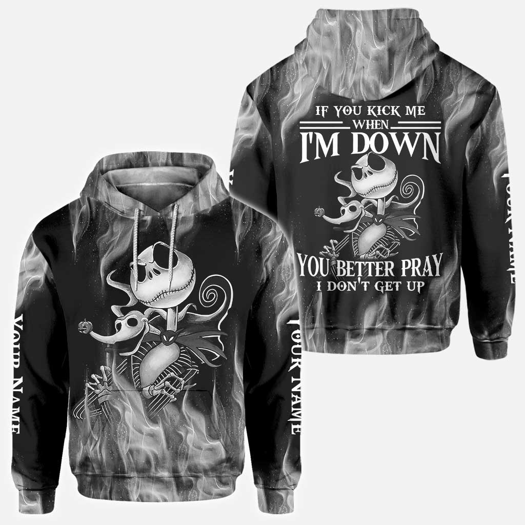 Personalized All Over Print Hoodie Custom Name Gift for Halloween All Over Shirt GradoCreations