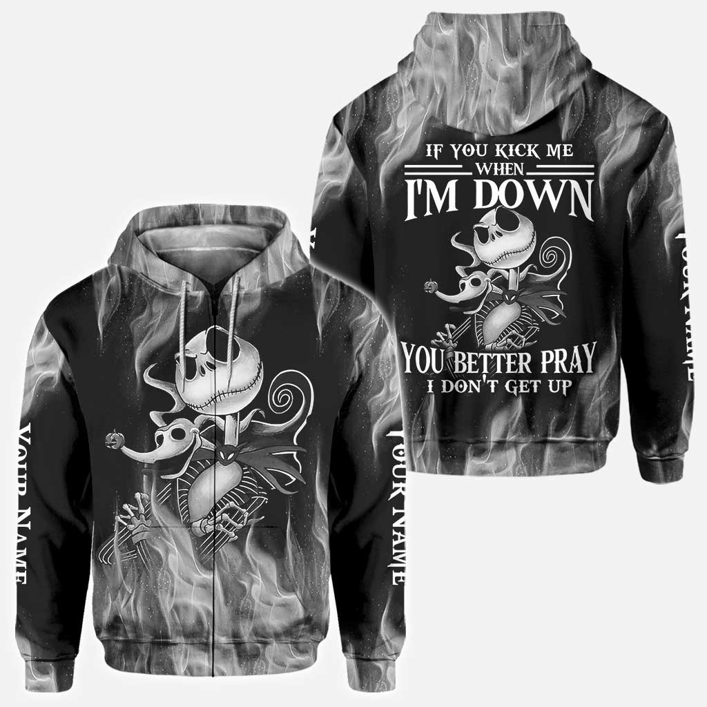 Personalized All Over Print Hoodie Custom Name Gift for Halloween All Over Shirt GradoCreations