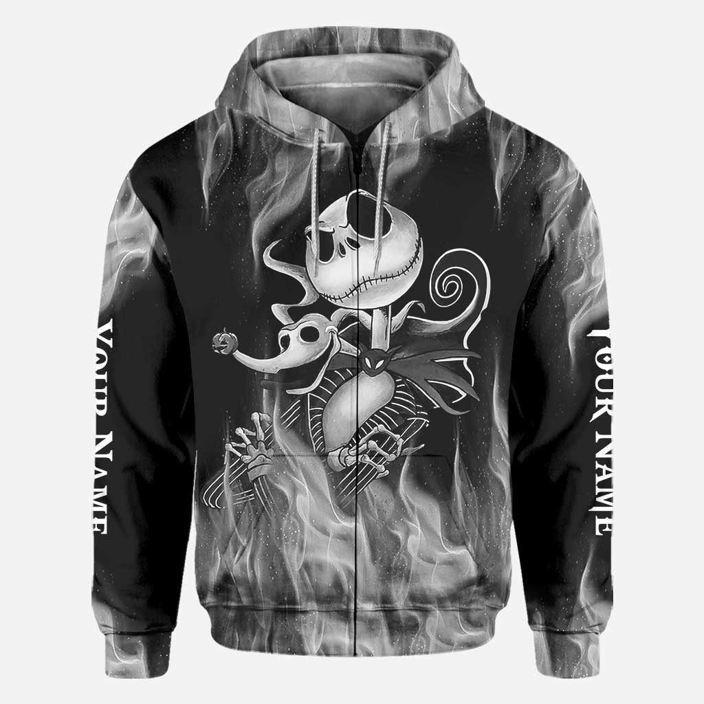 Personalized All Over Print Hoodie Custom Name Gift for Halloween All Over Shirt GradoCreations