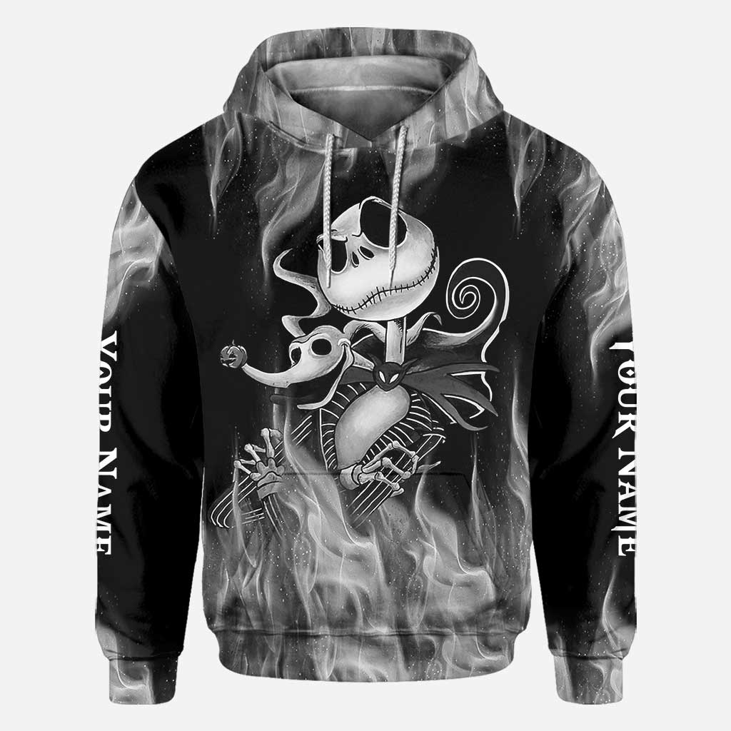 Personalized All Over Print Hoodie Custom Name Gift for Halloween All Over Shirt GradoCreations
