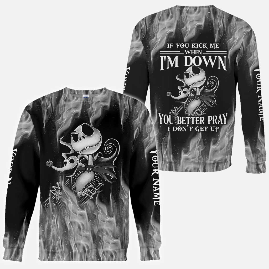 Personalized All Over Print Hoodie Custom Name Gift for Halloween All Over Shirt GradoCreations