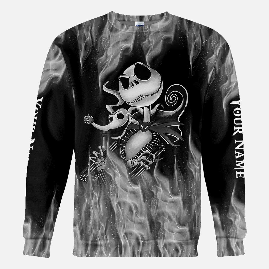 Personalized All Over Print Hoodie Custom Name Gift for Halloween All Over Shirt GradoCreations
