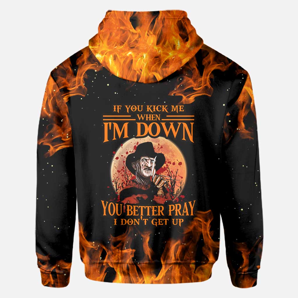 Personalized Halloween All Over Print Hoodie Custom Name Gift All Over Shirt GradoCreations
