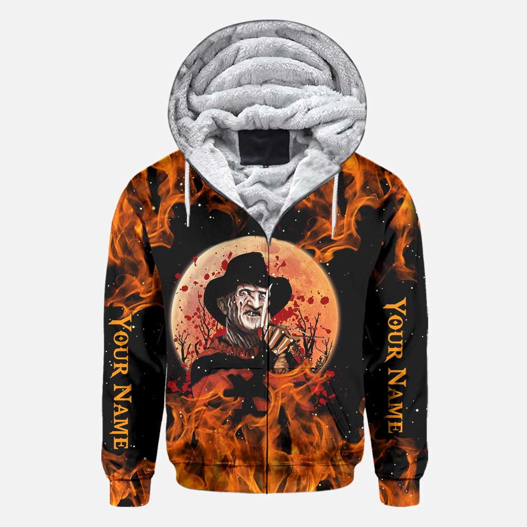 Personalized Halloween All Over Print Hoodie Custom Name Gift All Over Shirt GradoCreations