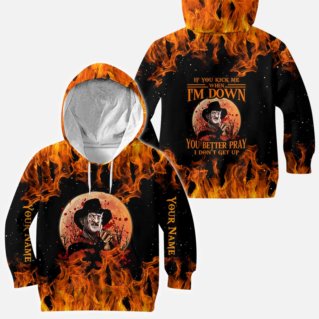 Personalized Halloween All Over Print Hoodie Custom Name Gift All Over Shirt GradoCreations