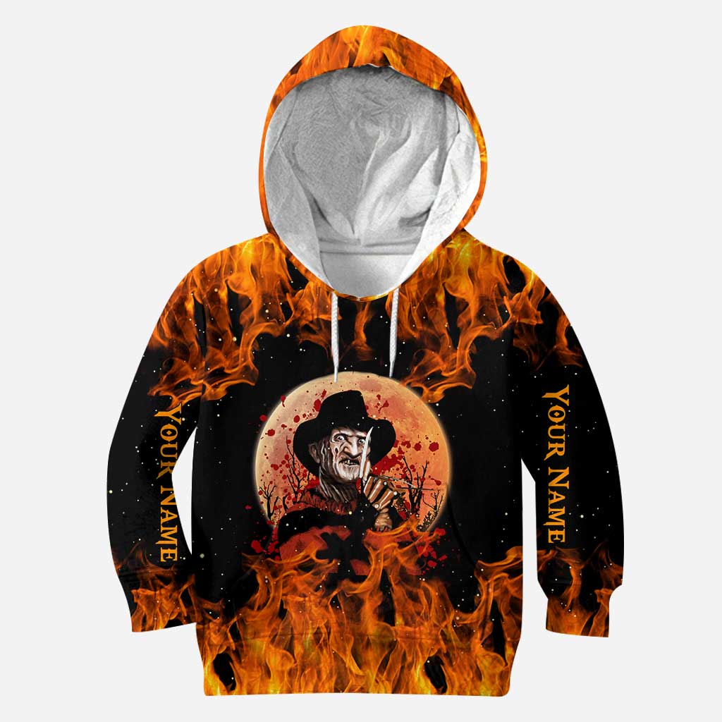 Personalized Halloween All Over Print Hoodie Custom Name Gift All Over Shirt GradoCreations