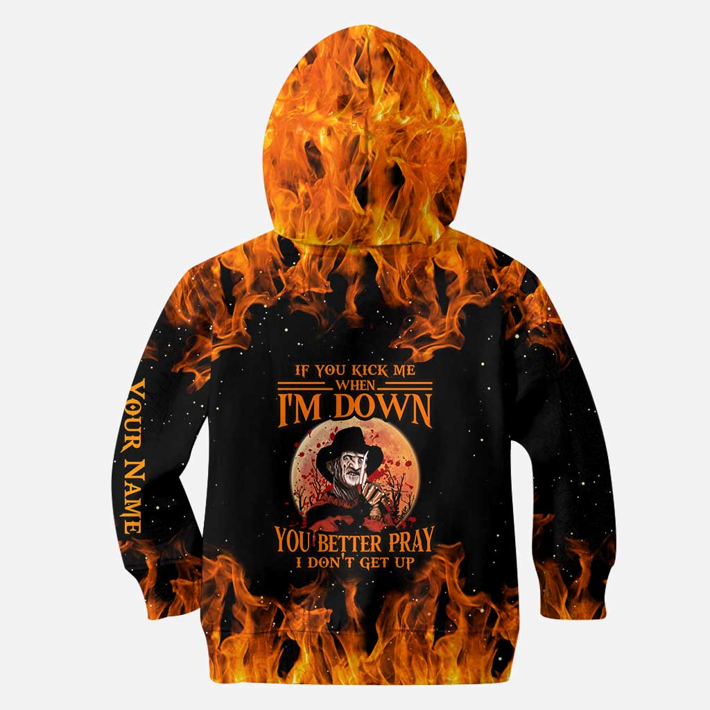 Personalized Halloween All Over Print Hoodie Custom Name Gift All Over Shirt GradoCreations