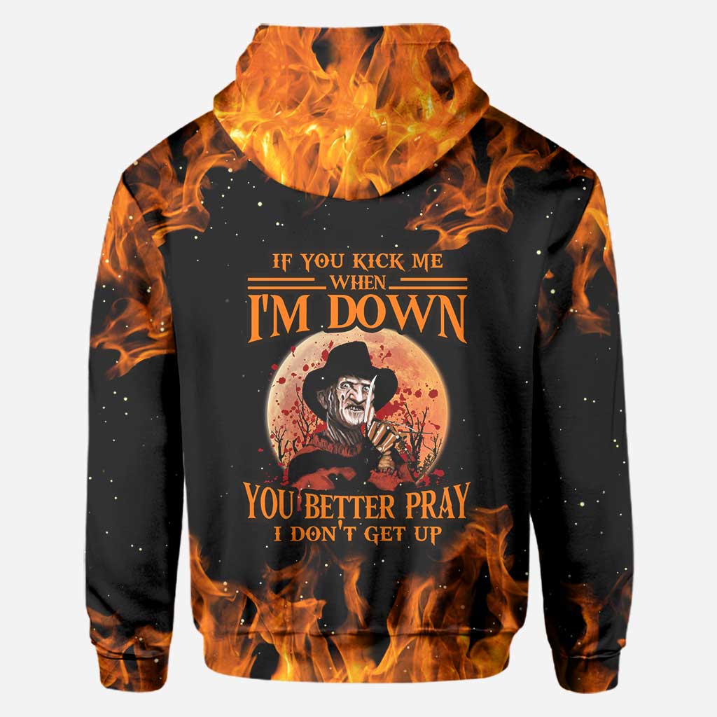 Personalized Halloween All Over Print Hoodie Custom Name Gift All Over Shirt GradoCreations