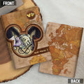 Personalized Mouse Design Passport Holder Custom Names Gift for Couples Passport Holder GradoCreations