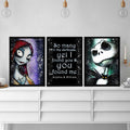 Personalized Nightmare Canvas & Poster Set Custom Couple Gift Poster & Canvas Set GradoCreations