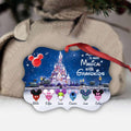 Personalized Christmas Ornament for Grandma with Grandkids Names - Custom Double-Sided Design Ornament GradoCreations
