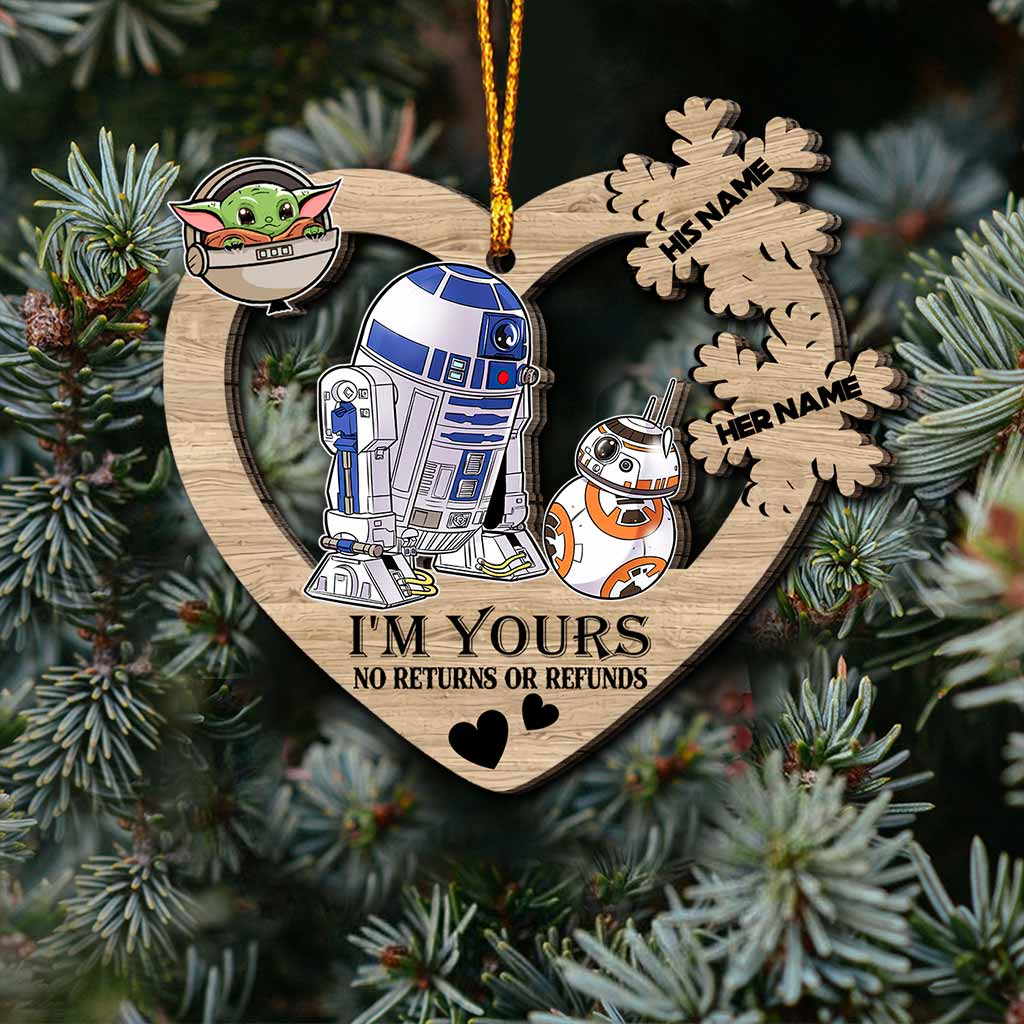 Personalized Star Wars Ornament Custom Name Gift for Christmas Ornament GradoCreations