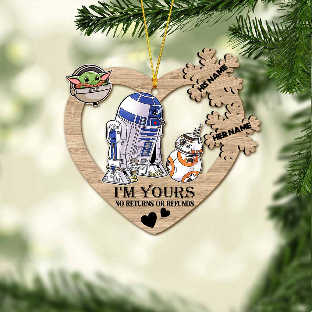Personalized Star Wars Ornament Custom Name Gift for Christmas Ornament GradoCreations