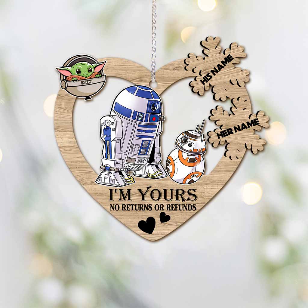 Personalized Star Wars Ornament Custom Name Gift for Christmas Ornament GradoCreations