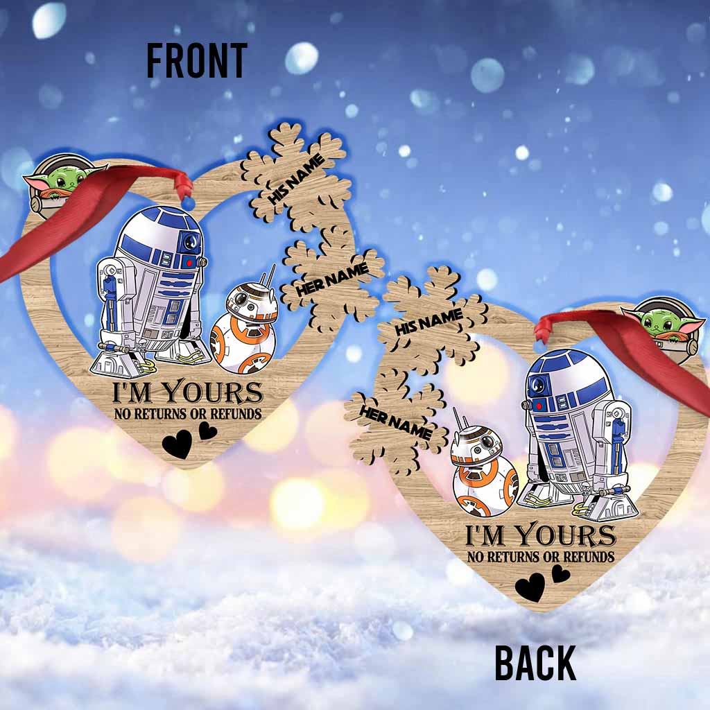 Personalized Star Wars Ornament Custom Name Gift for Christmas Ornament GradoCreations