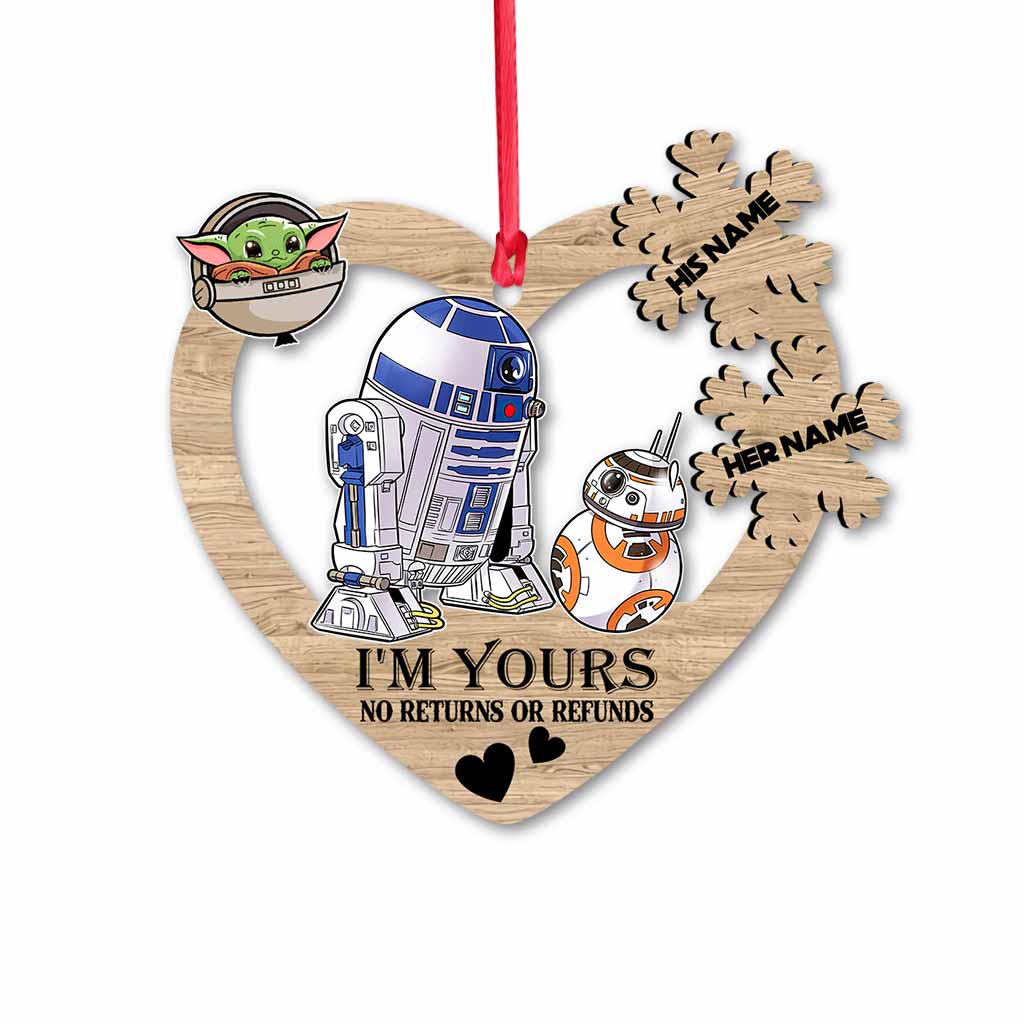 Personalized Star Wars Ornament Custom Name Gift for Christmas Ornament GradoCreations