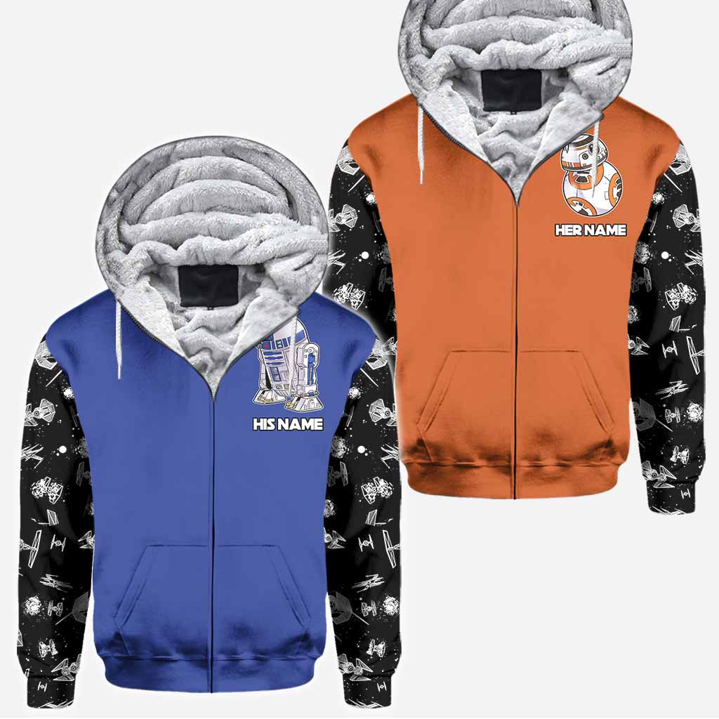 Custom Personalized Star Wars Hoodies with Name for Him & Her All Over Shirt GradoCreations