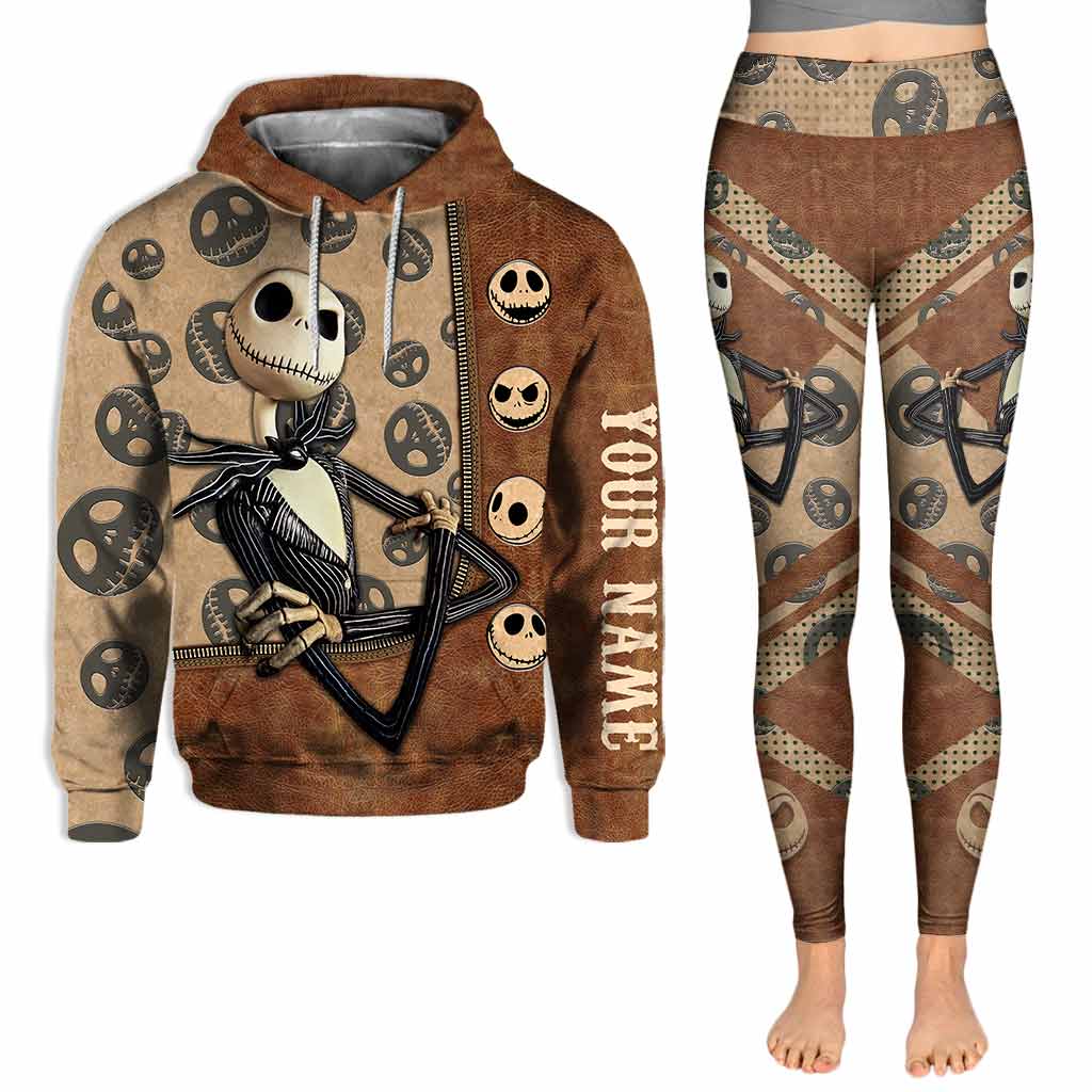 Personalized Vintage Nightmare Hoodie & Leggings Set for Halloween Hoodie & Leggings GradoCreations