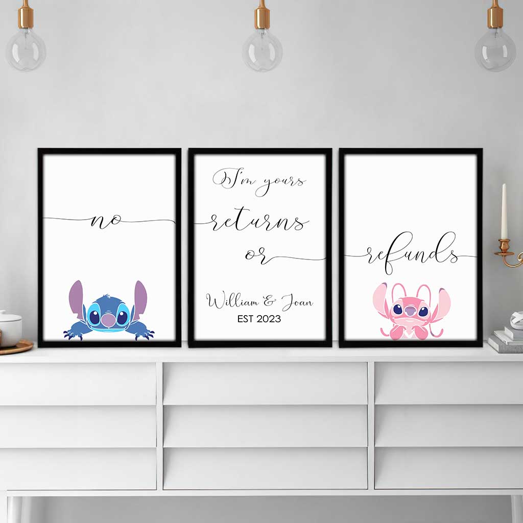 Personalized Ohana Poster & Canvas Set Custom Family Art Poster & Canvas Set GradoCreations