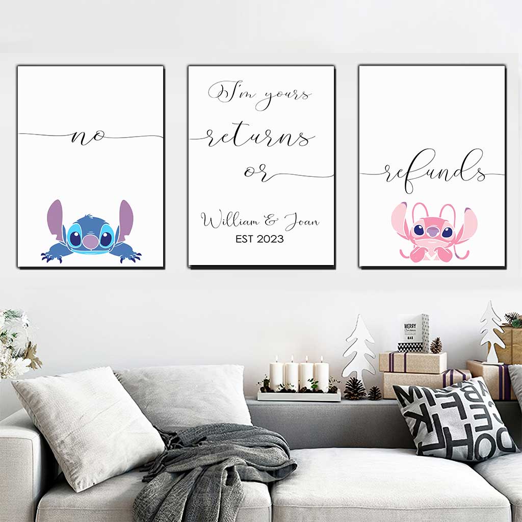 Personalized Ohana Poster & Canvas Set Custom Family Art Poster & Canvas Set GradoCreations