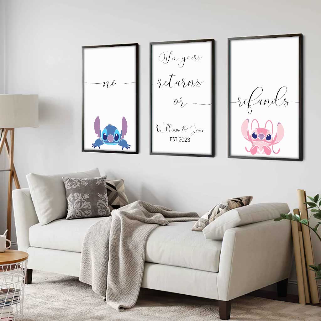 Personalized Ohana Poster & Canvas Set Custom Family Art Poster & Canvas Set GradoCreations