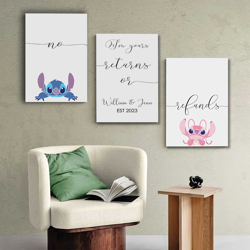 Personalized Ohana Poster & Canvas Set Custom Family Art Poster & Canvas Set GradoCreations