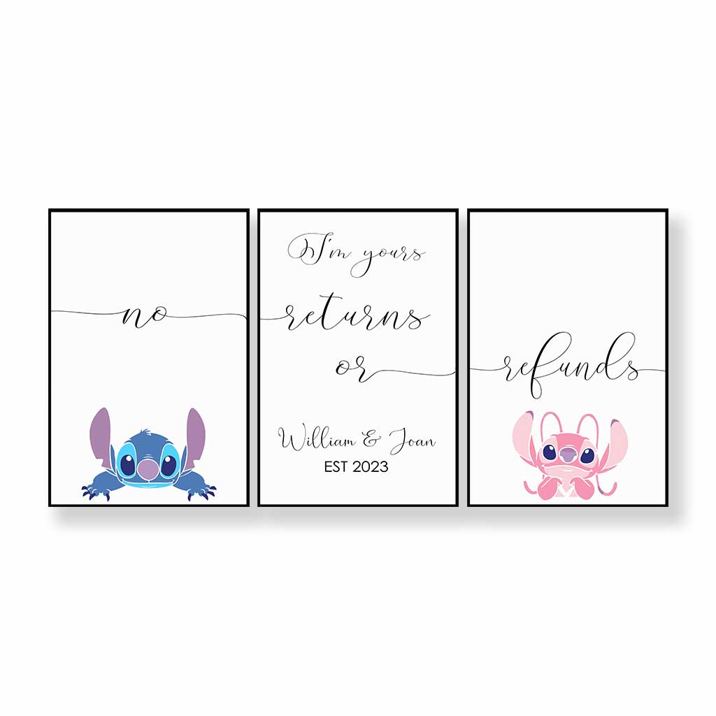 Personalized Ohana Poster & Canvas Set Custom Family Art Poster & Canvas Set GradoCreations