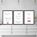 Personalized Mickey Mouse Poster & Canvas Set Custom Couple Gift Poster & Canvas Set GradoCreations