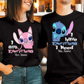 Personalized Ohana T-shirt & Hoodie Gift for Couples T-shirt & Hoodie GradoCreations