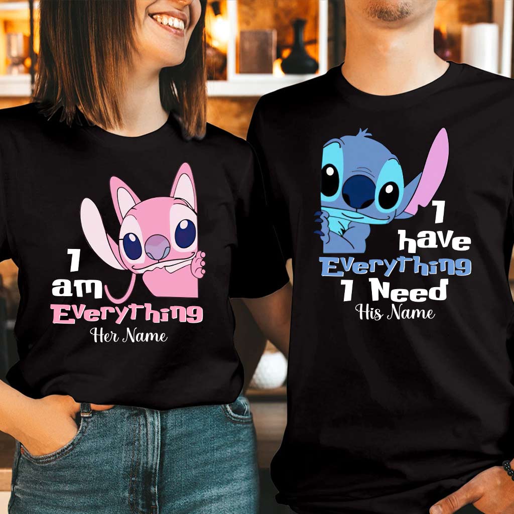 Personalized Ohana T-shirt & Hoodie Gift for Couples T-shirt & Hoodie GradoCreations