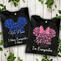 Personalized Mouse T-shirt & Hoodie Custom Name Gift for Couples T-shirt & Hoodie GradoCreations