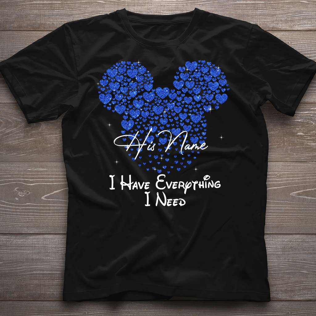 Personalized Mouse T-shirt & Hoodie Custom Name Gift for Couples T-shirt & Hoodie GradoCreations