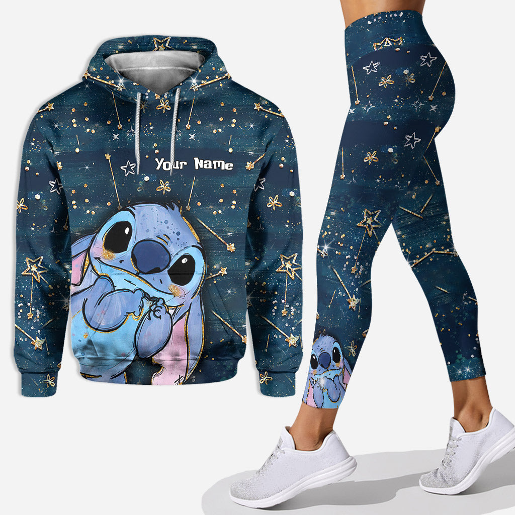 Personalized Starry Ohana Hoodie & Leggings Custom Name Gift Hoodie & Leggings GradoCreations