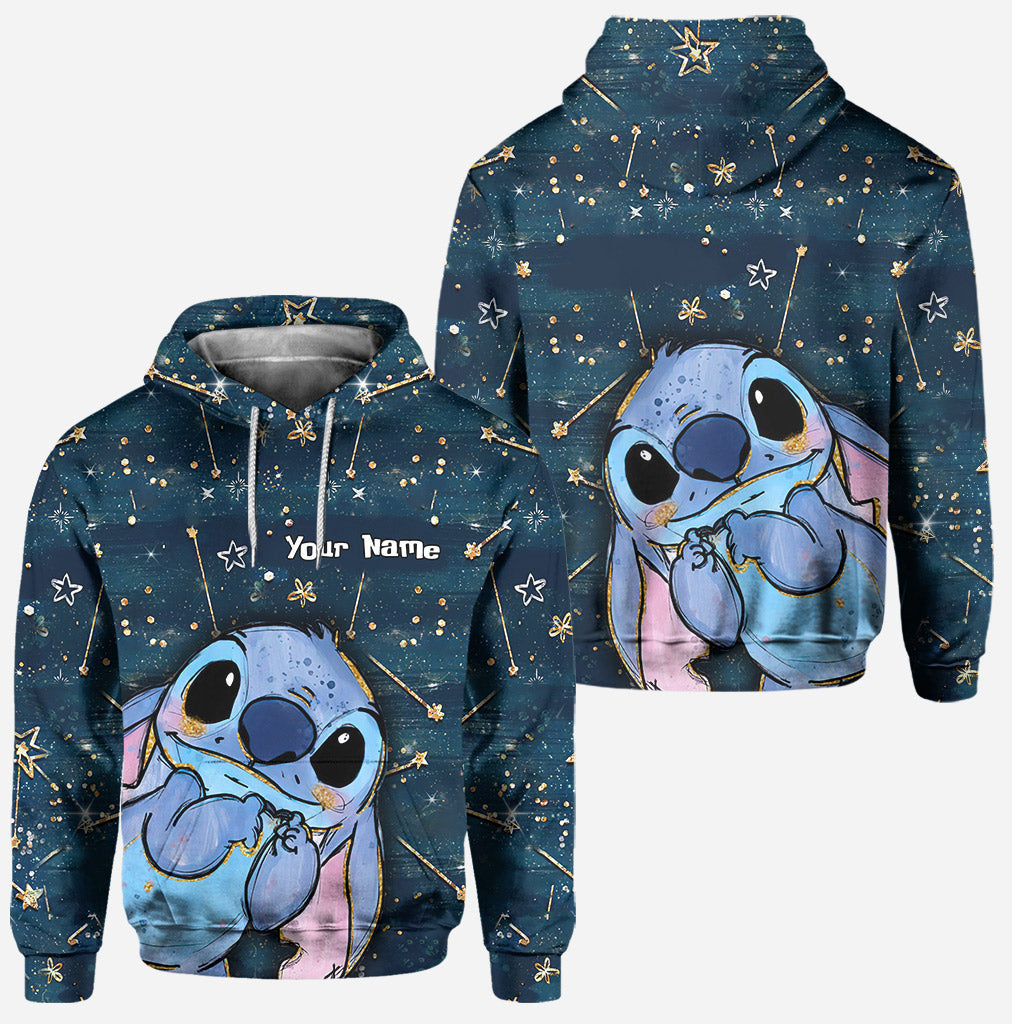 Personalized Starry Ohana Hoodie & Leggings Custom Name Gift Hoodie & Leggings GradoCreations