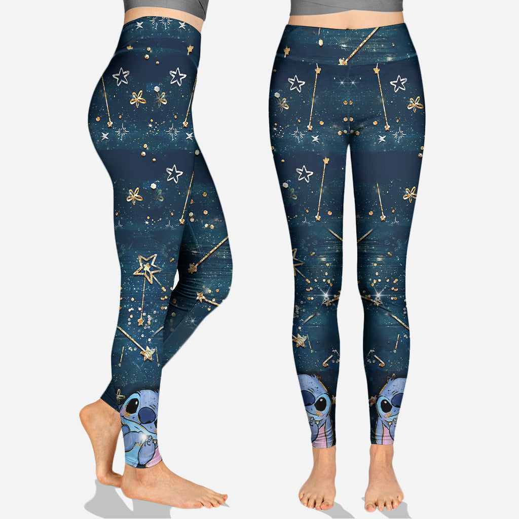 Personalized Starry Ohana Hoodie & Leggings Custom Name Gift Hoodie & Leggings GradoCreations
