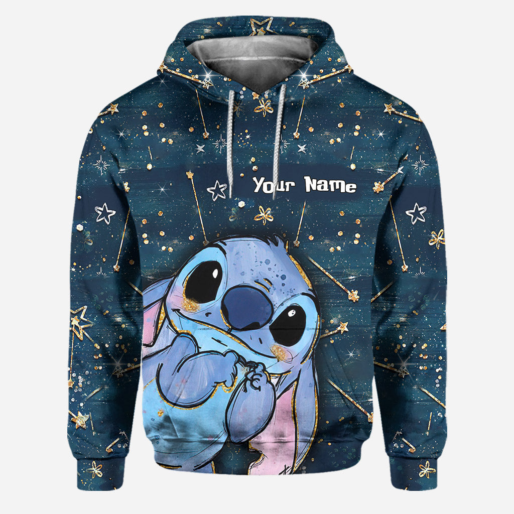 Personalized Starry Ohana Hoodie & Leggings Custom Name Gift Hoodie & Leggings GradoCreations