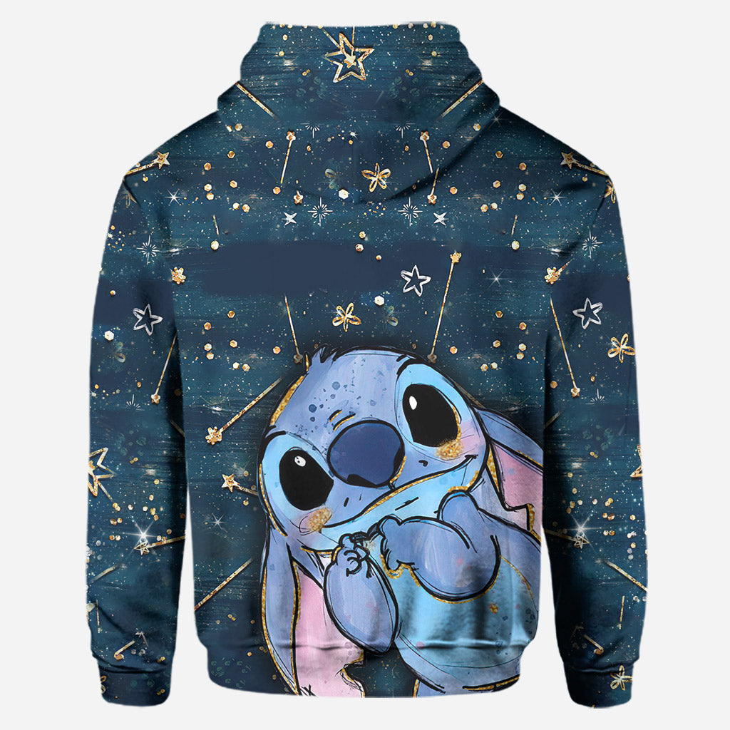 Personalized Starry Ohana Hoodie & Leggings Custom Name Gift Hoodie & Leggings GradoCreations
