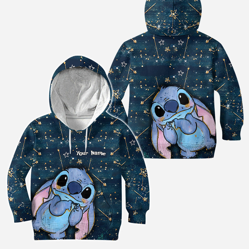 Personalized Starry Ohana Hoodie & Leggings Custom Name Gift Hoodie & Leggings GradoCreations