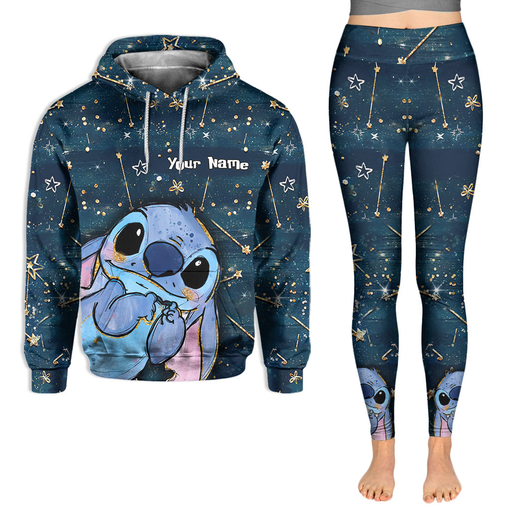 Personalized Starry Ohana Hoodie & Leggings Custom Name Gift Hoodie & Leggings GradoCreations