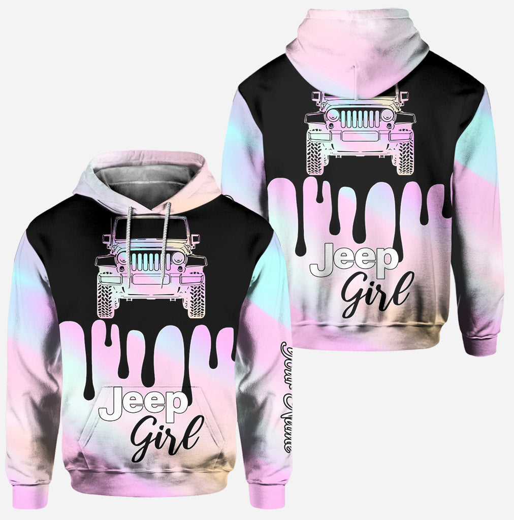 Personalized Jeep Girl Hoodie & Leggings Gift for Her Hoodie & Leggings GradoCreations