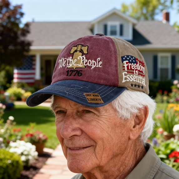 Personalized USA Embroidered Cap 250th Anniversary Gift HN590 - Embroidery Hat Josh GradoCreations