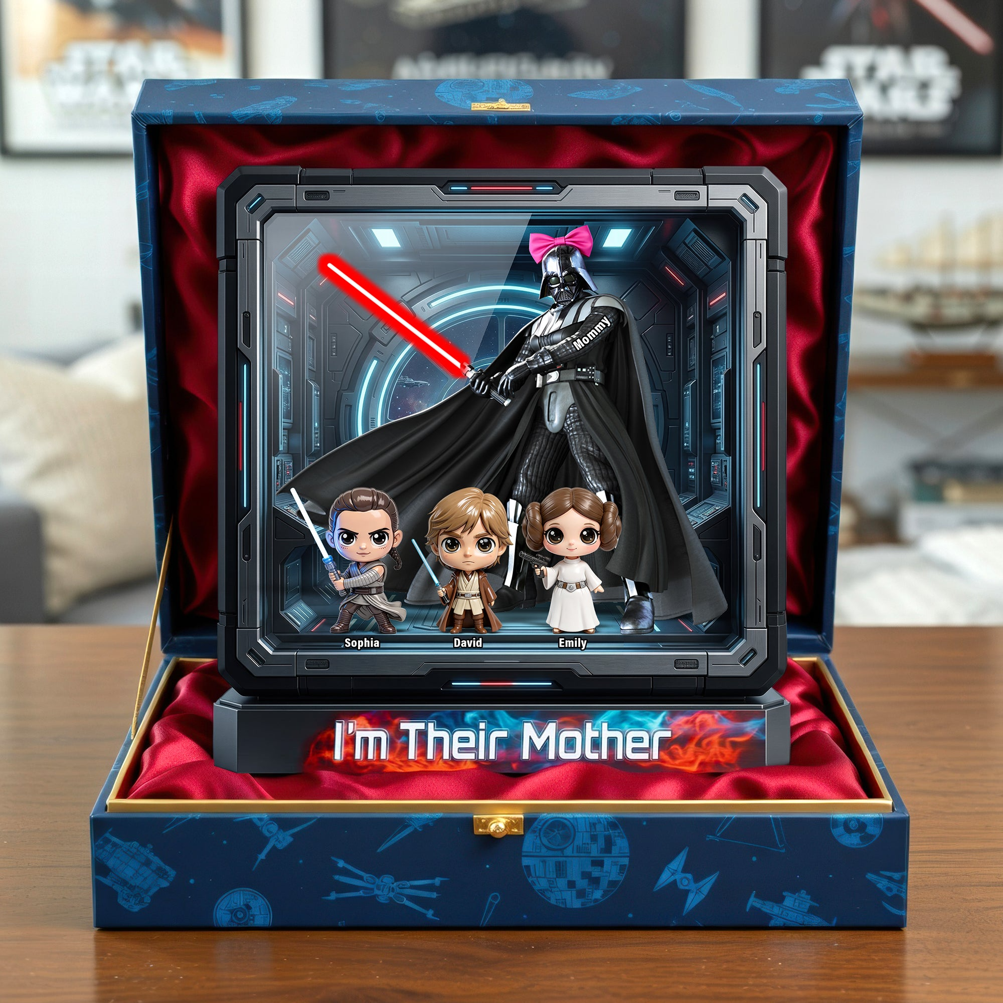 Personalized Acrylic Plaque I'm Their Mother Gift for Mom Movie Fans