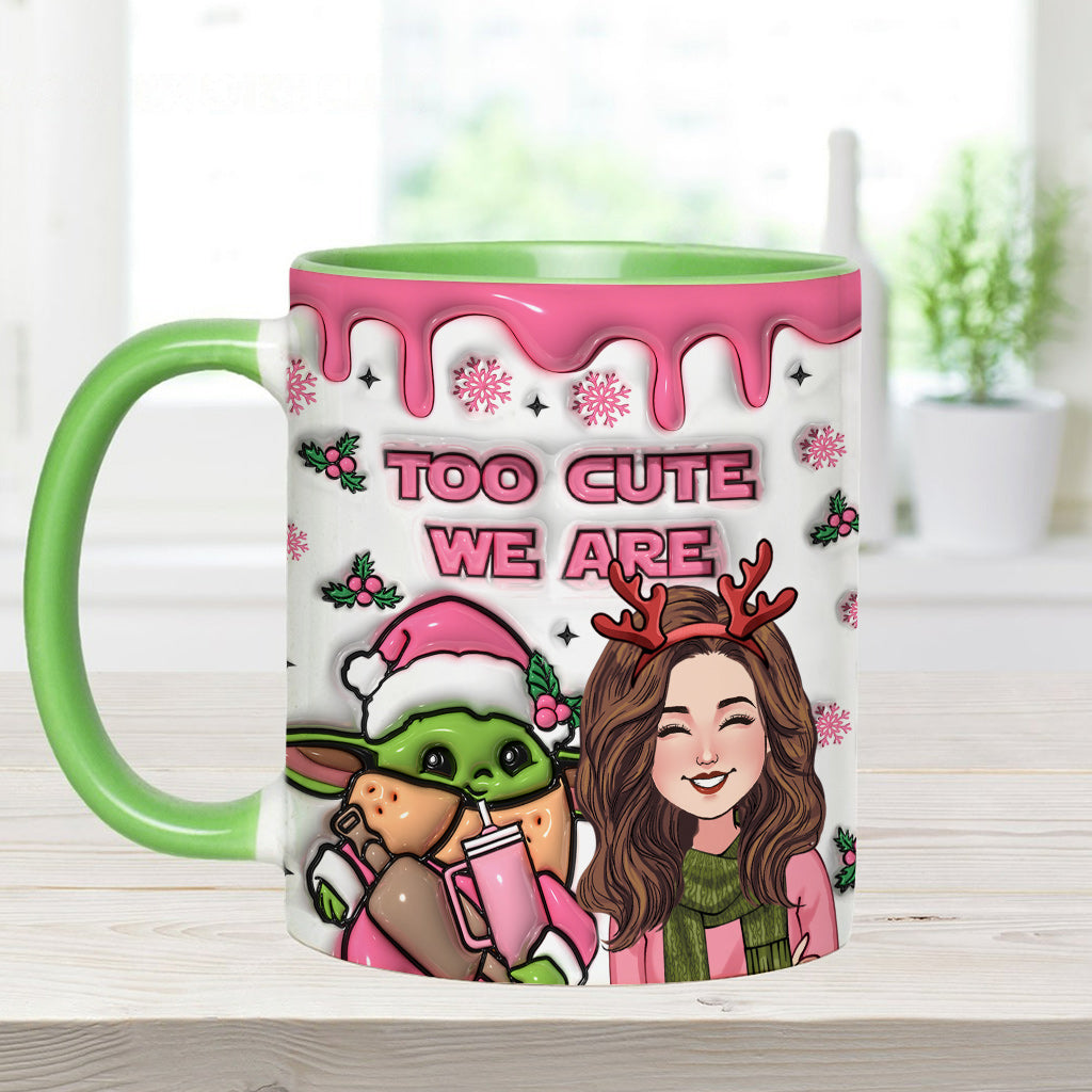 Personalized Cute Accent Mug Custom Name Gift for Mom Accent Mug GradoCreations