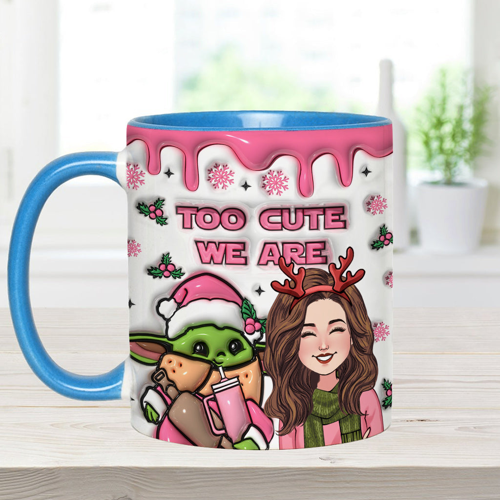 Personalized Cute Accent Mug Custom Name Gift for Mom Accent Mug GradoCreations