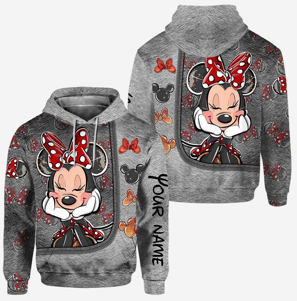 Personalized Minnie Mouse Hoodie and Leggings Set for Kids Hoodie & Leggings GradoCreations