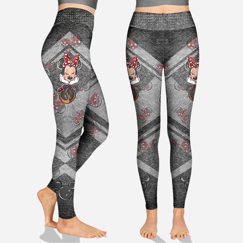 Personalized Minnie Mouse Hoodie and Leggings Set for Kids Hoodie & Leggings GradoCreations