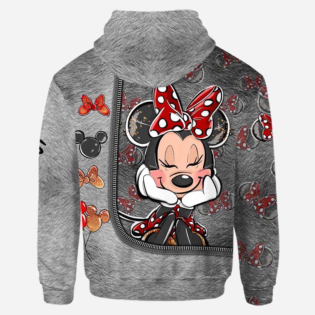Personalized Minnie Mouse Hoodie and Leggings Set for Kids Hoodie & Leggings GradoCreations